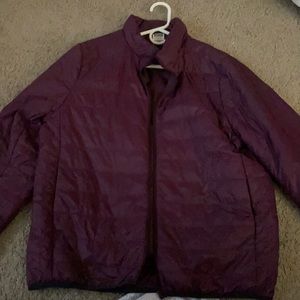 Purple brand pink light jacket